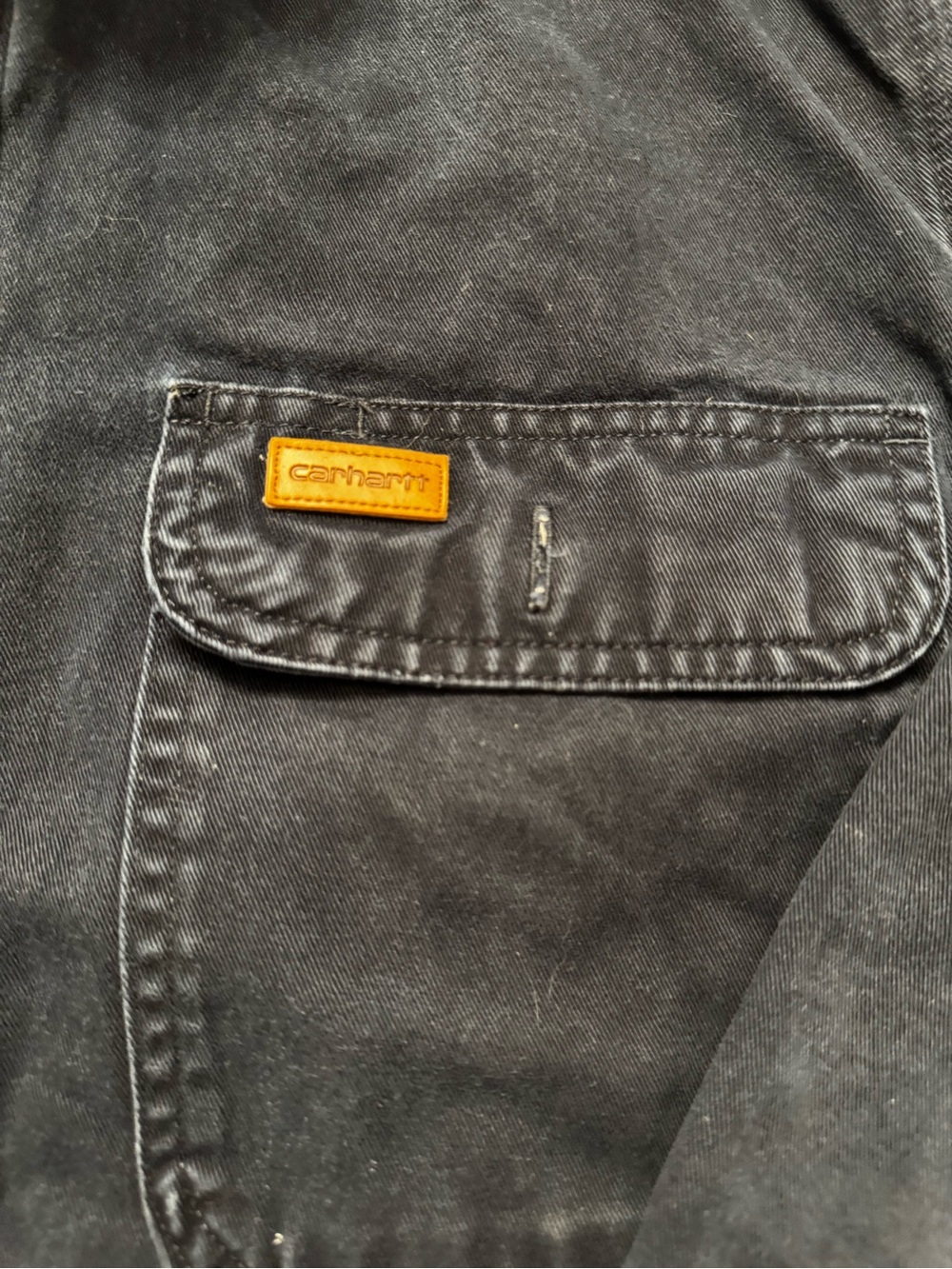Carhartt Men's Blue S09-MDT Button-Front Work Shirt Jacket 2014 - Picture 3 of 9